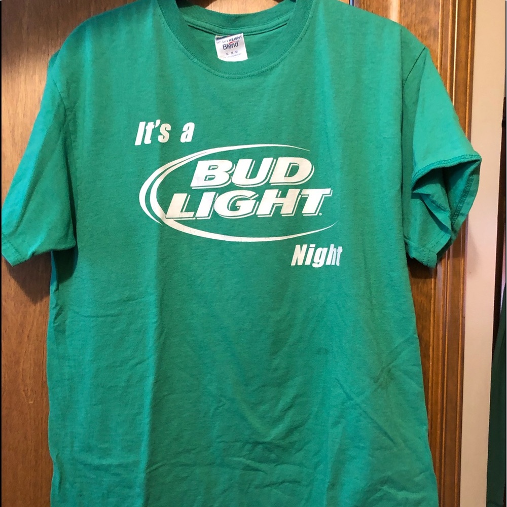 JERZEES TEE BUD LIGHT EUC